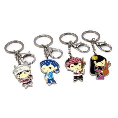 Customized metal soft enamel keychain 9