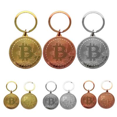  bit coin keychain